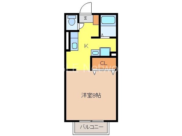 ロイヤルパーク蔵上の物件間取画像